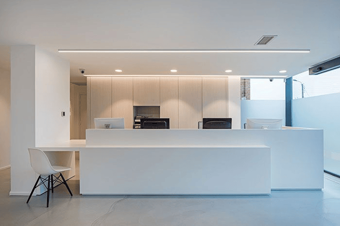 Accueil confortable - laboratoire
