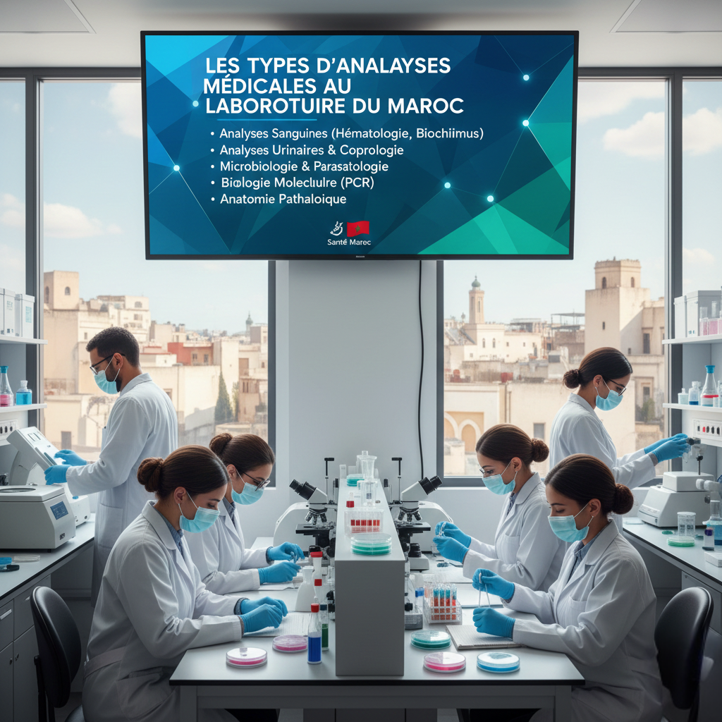 Les Types d’Analyses Médicales au Laboratoire du Maroc